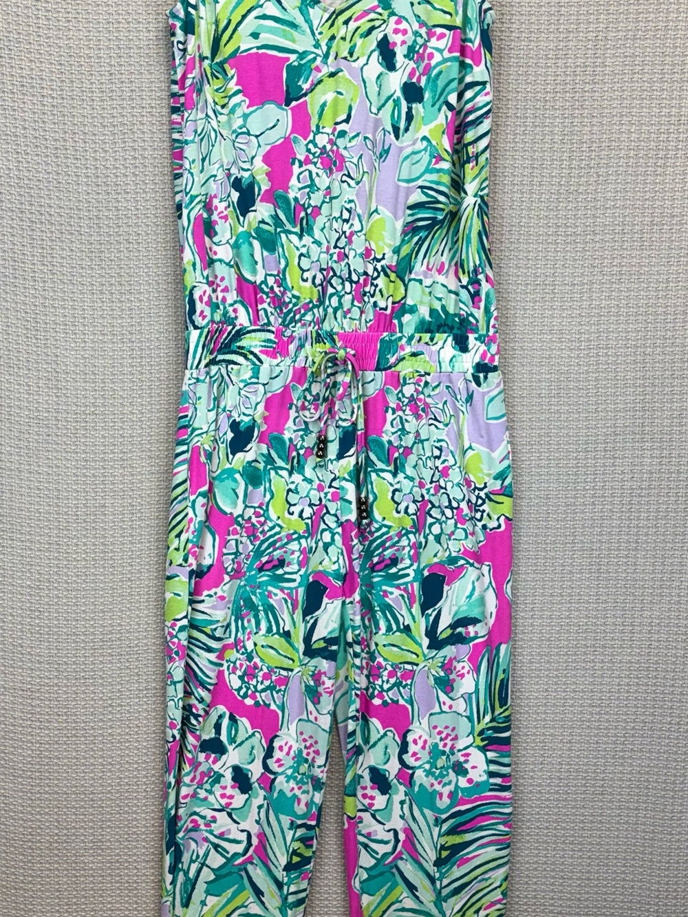 Lilly Pulitzer Jumpsuit XS Paulina Early Bloomer Floral Romper Beachy Tropical